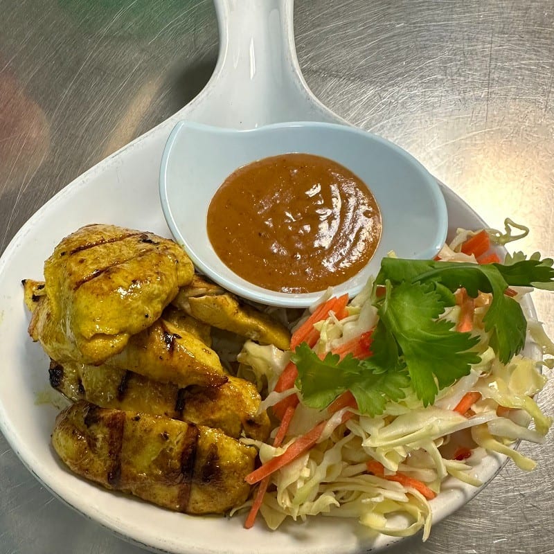 Grilled Chicken Satay.