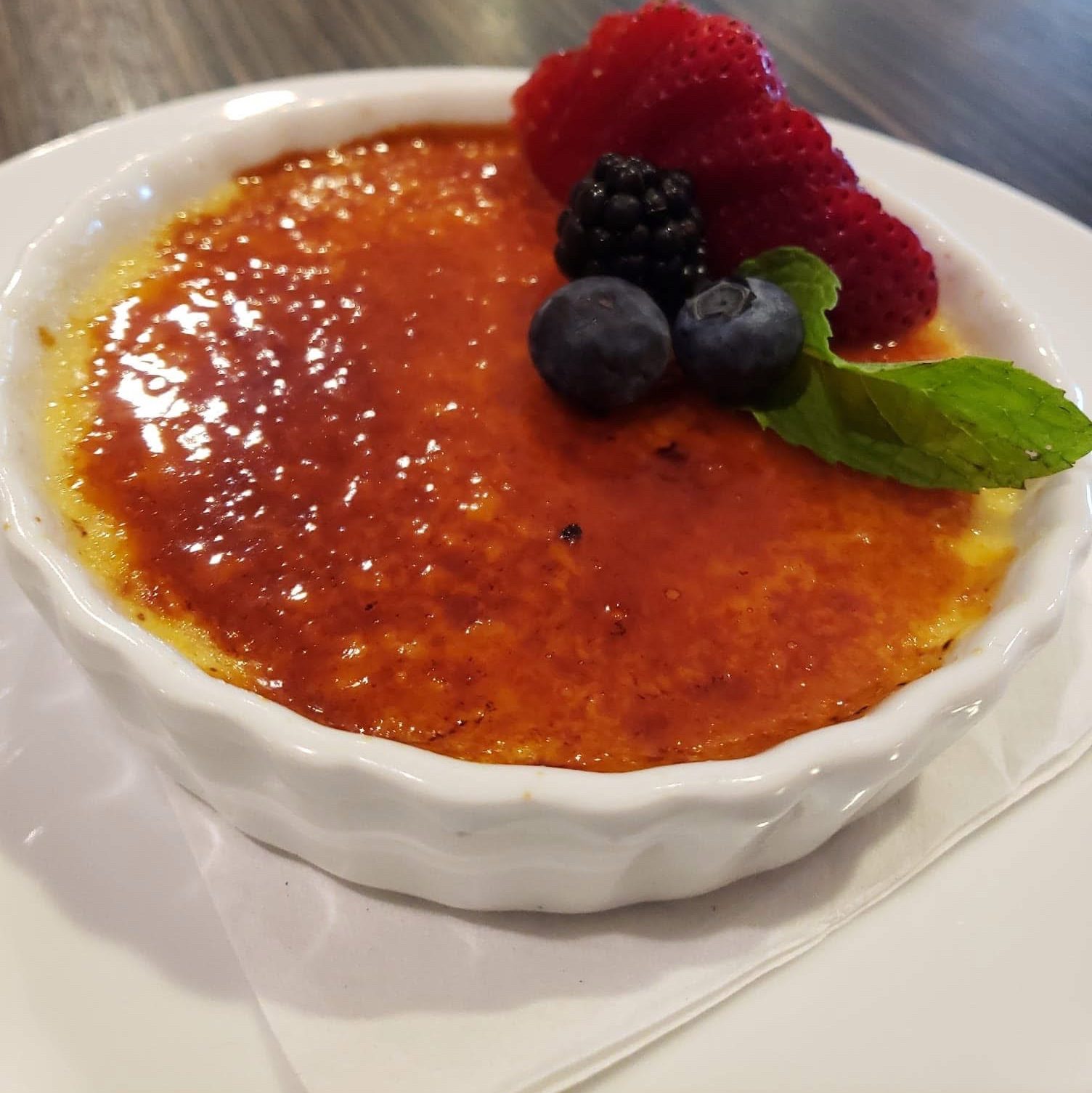 Vanilla Creme Brûlée.